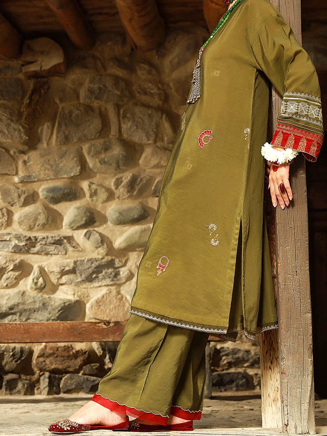 Mehndi Tunic - AL-LK-832 - Image 3
