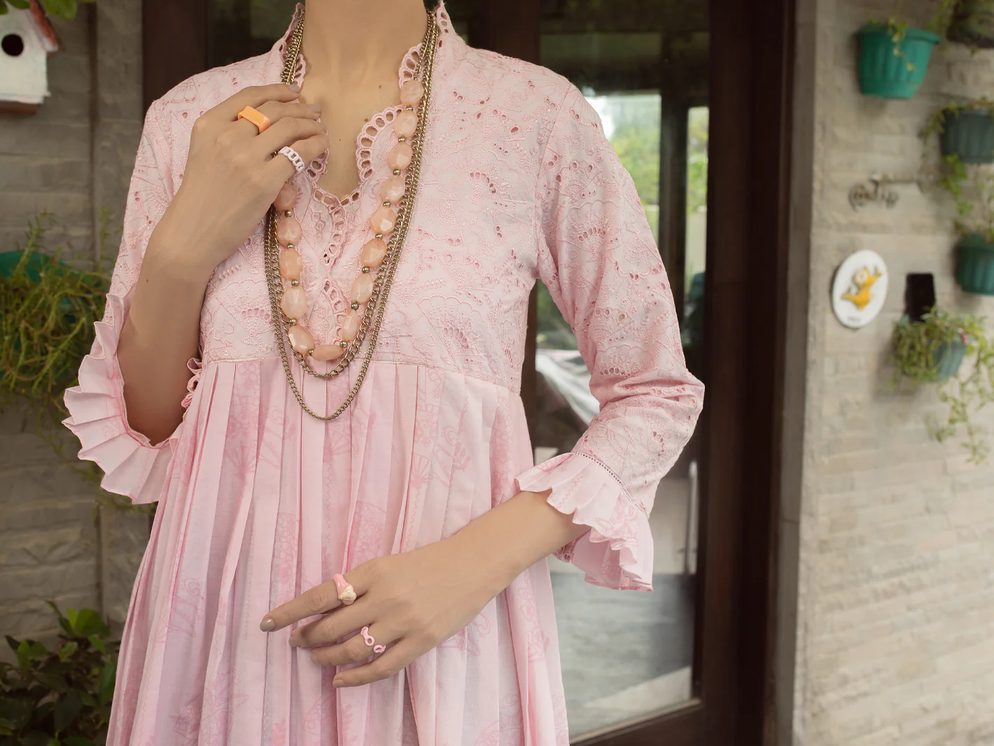 Pink Tunic - AL-LK-838 - Image 3