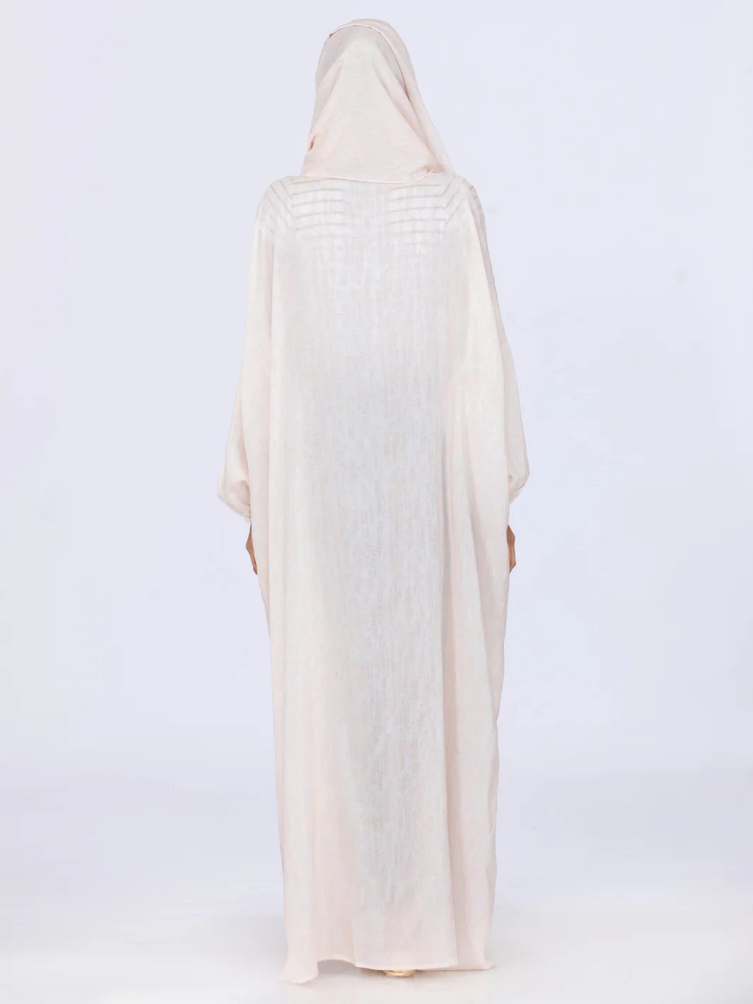 Beige Viscose Salah Robe - AL-LK-862 - Image 3