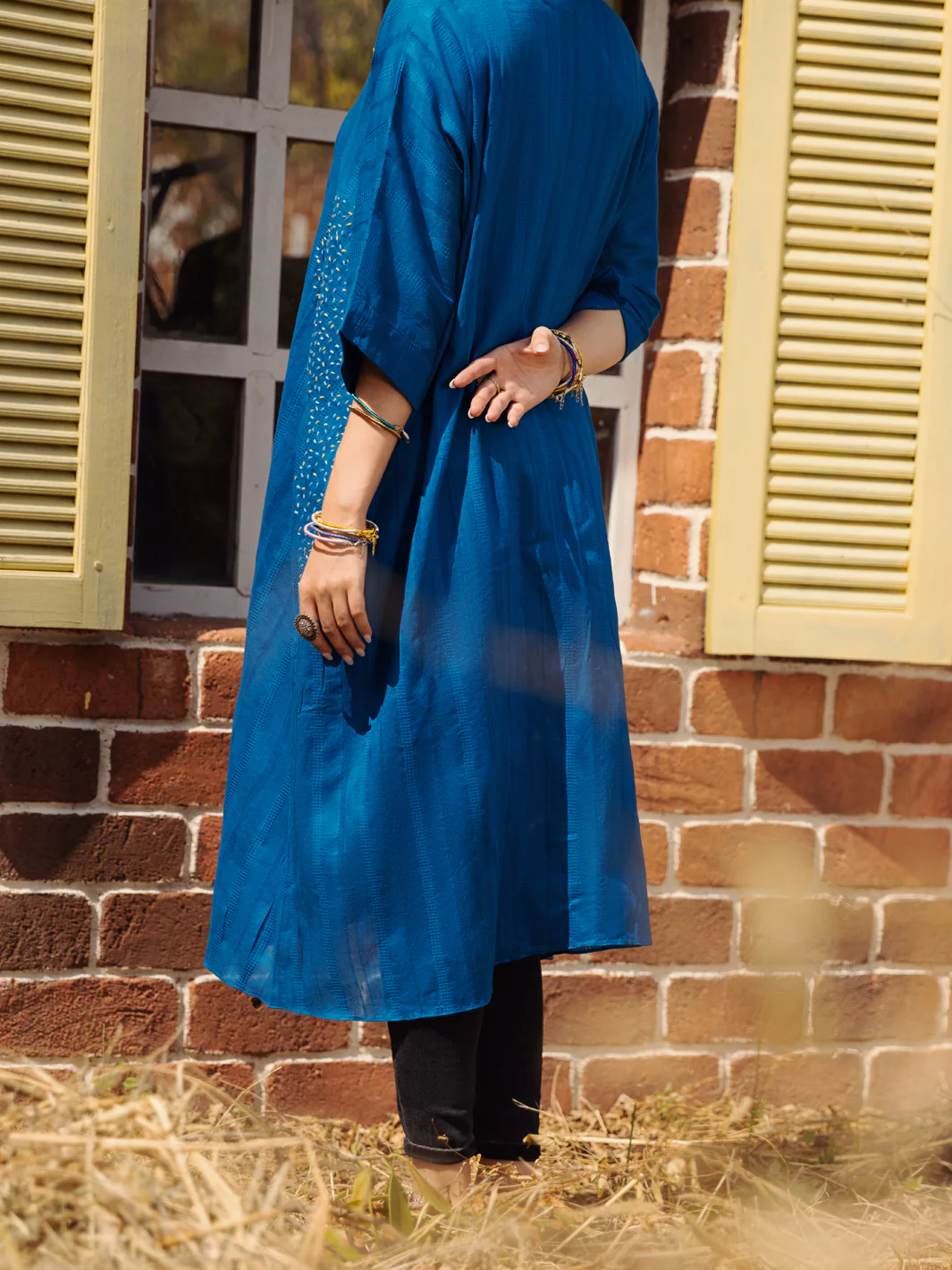 Blue Kurti - AL-LK-875 - Image 2