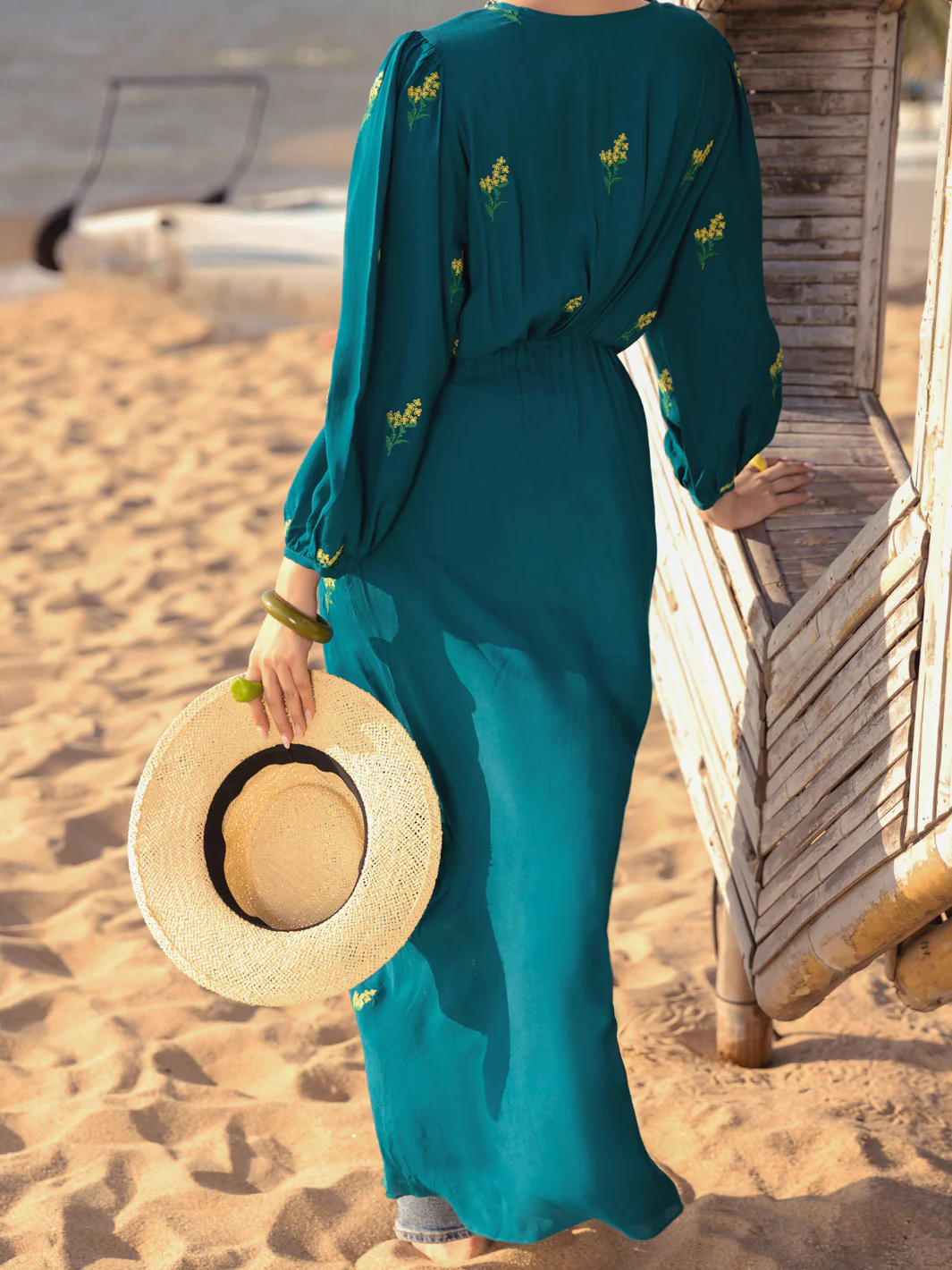 Sea Green Kurti - AL-LK-887 - Image 2