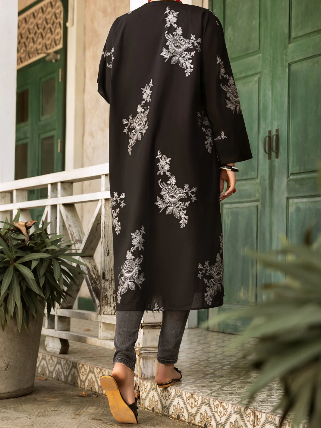Black Kurti - AL-LK-896 - Image 2