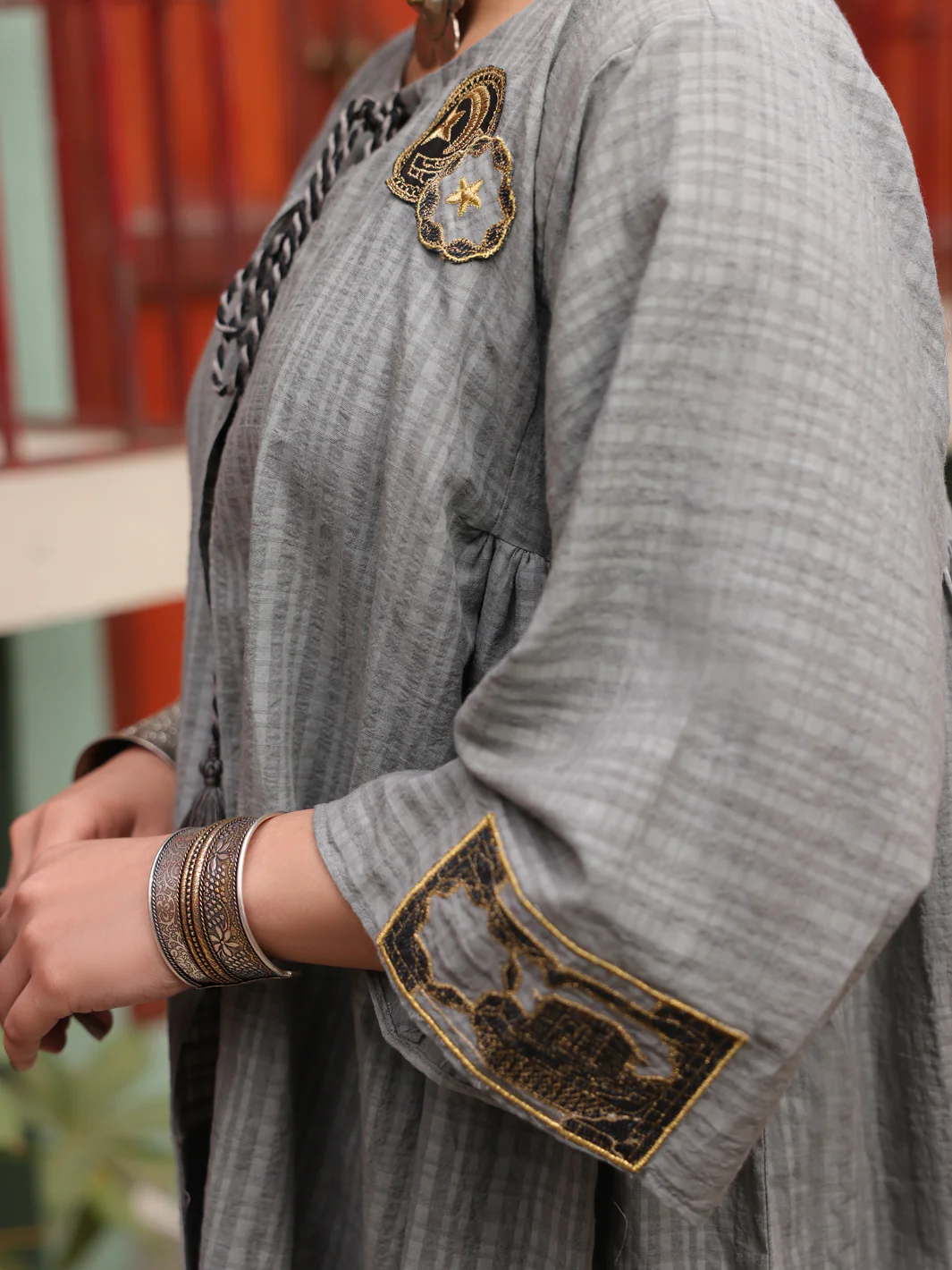 Grey Kurti - AL-LK-921 - Image 2