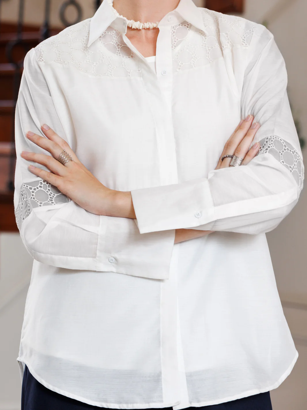 White Kurti - AL-LK-925 - Image 2