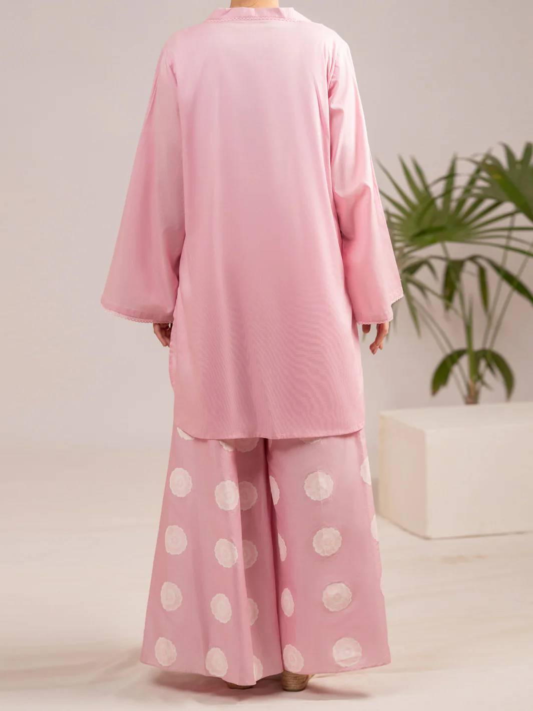 Pink Lawn 2Pc Stitched - AL-LKS-1109 - Image 3