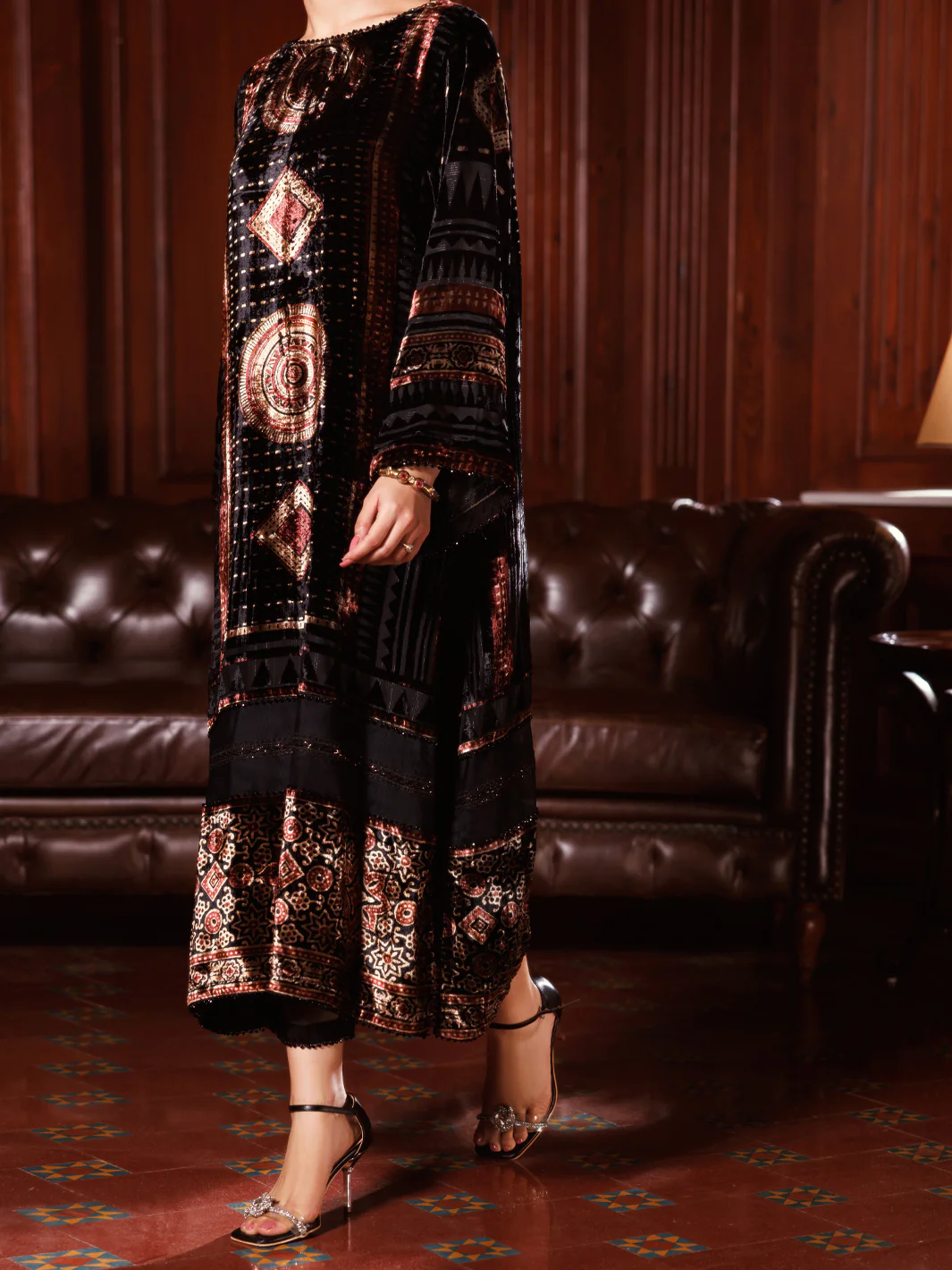 Multicolor Palachi Formal 2Pc Stitched - AL-LS-LKS-558 - Image 2