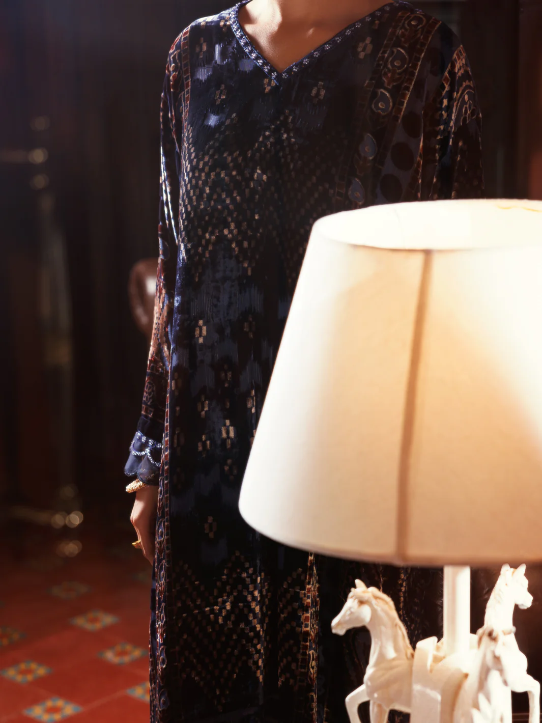 Blue Palachi Formal 2Pc Stitched - AL-LS-LKS-559 - Image 3