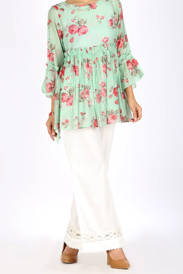 Sea Green Tunic - AL-LSK-124