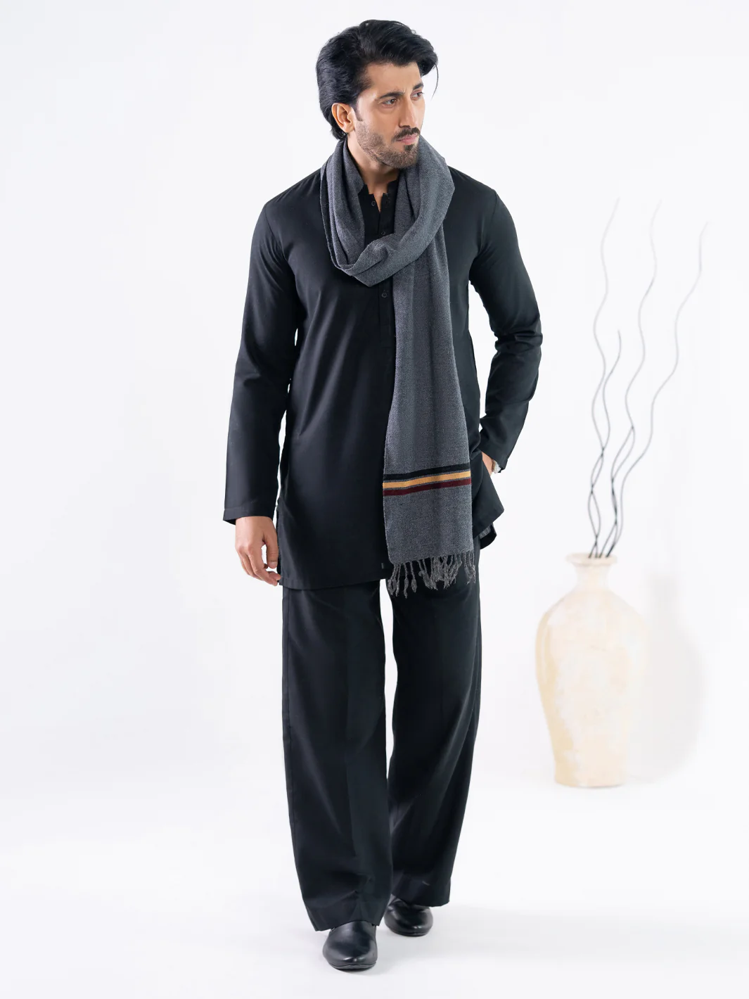 Grey Muffler - AL-MFLR-011