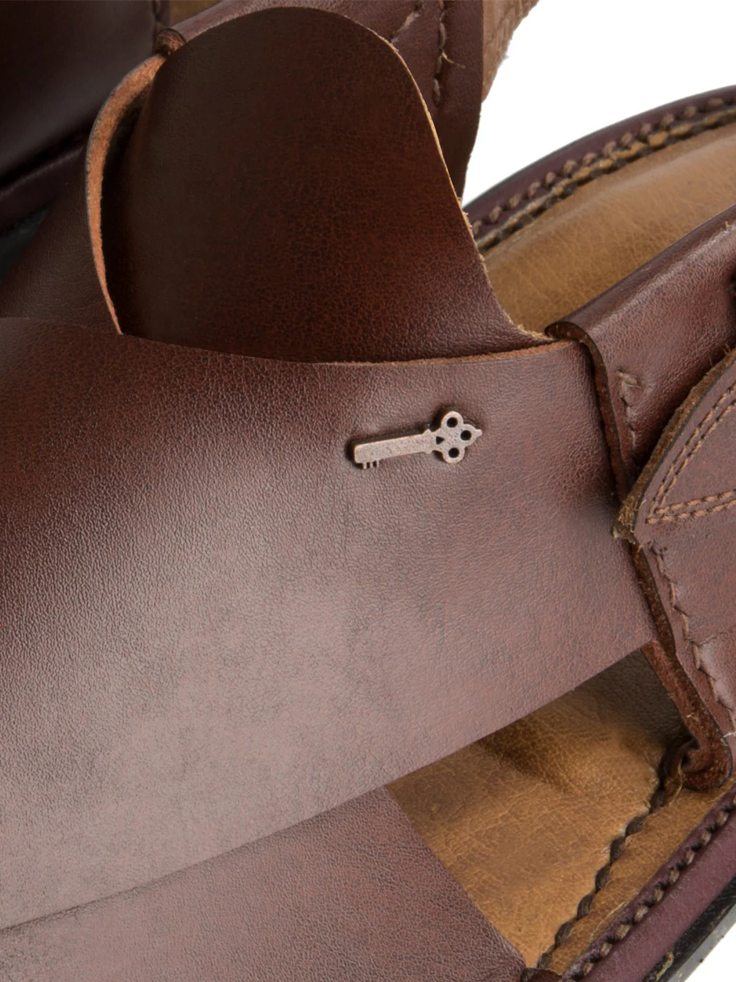 Burgundy Peshawari Chappal - AL-MFW-HC-087 - Image 2