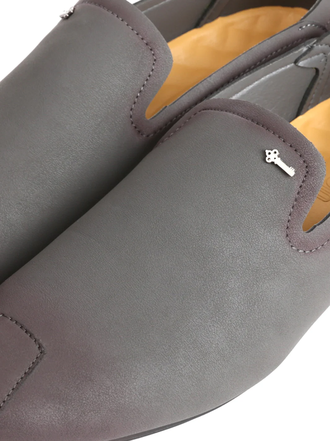 Grey Suede Slip-On - AL-MSHO-014-20 - Image 2