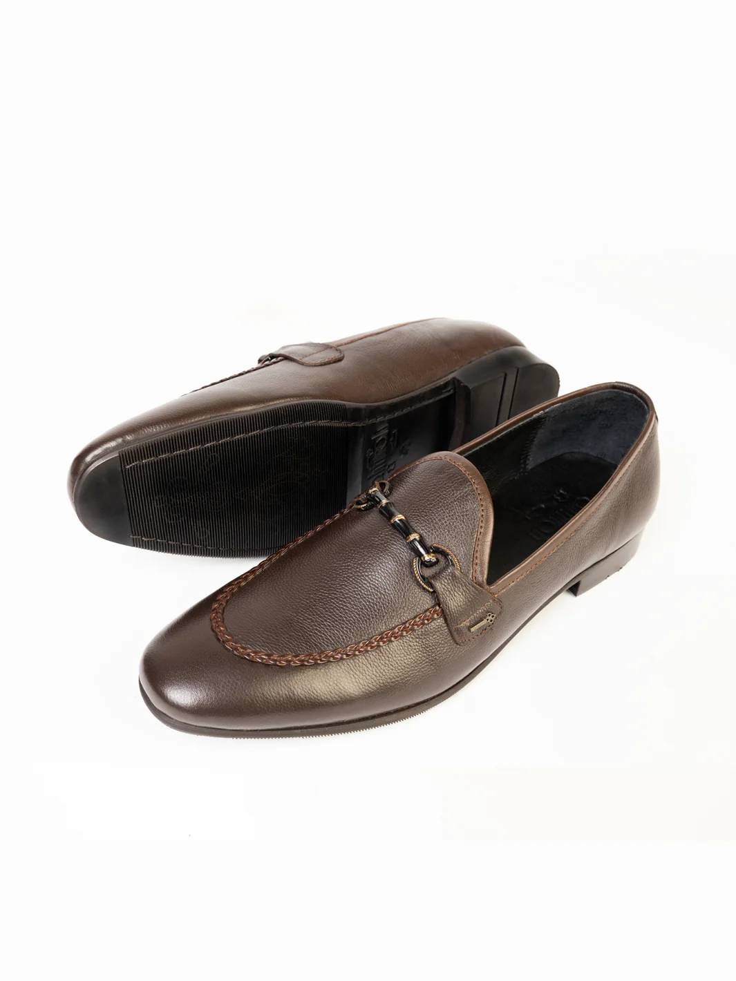 Brown Leather Shoes - AL-MSHO-036-R1 - Image 2