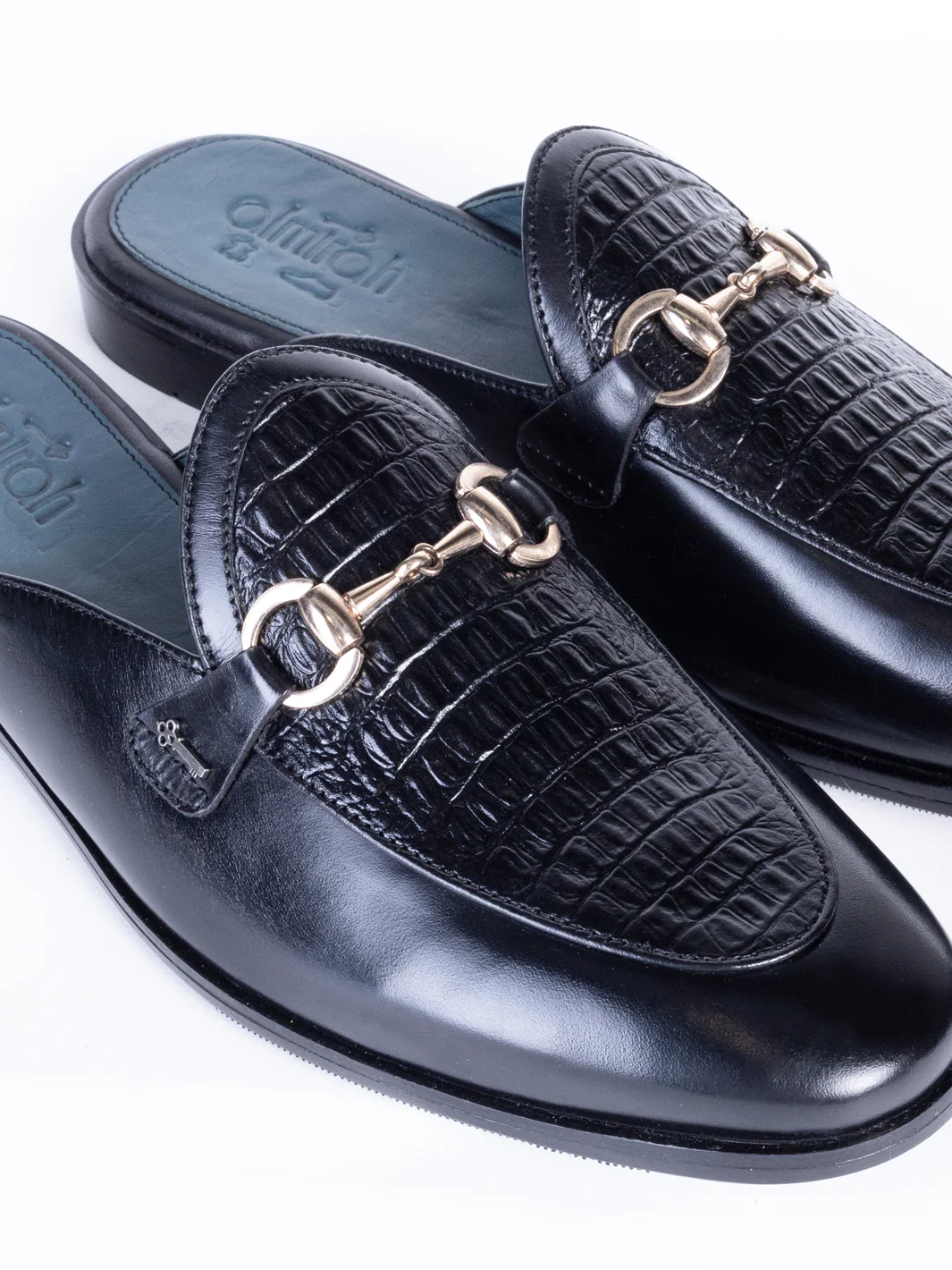 Black Leather Slip-On - AL-MSHO-041 - Image 3