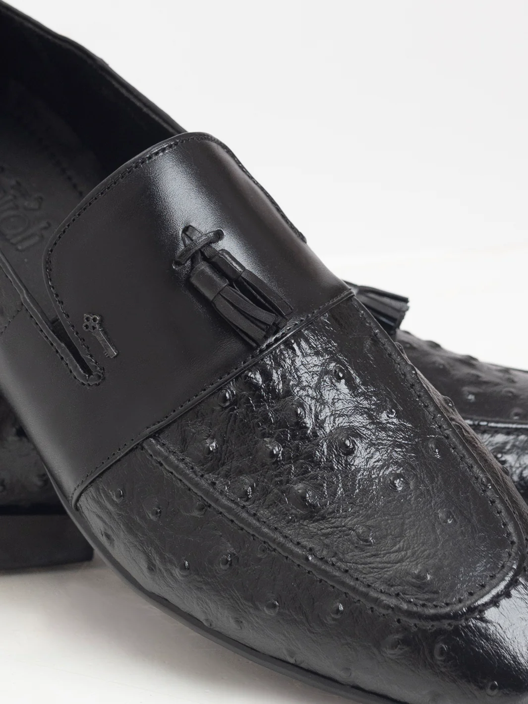 Black Leather Shoes - AL-MSHO-046 - Image 2