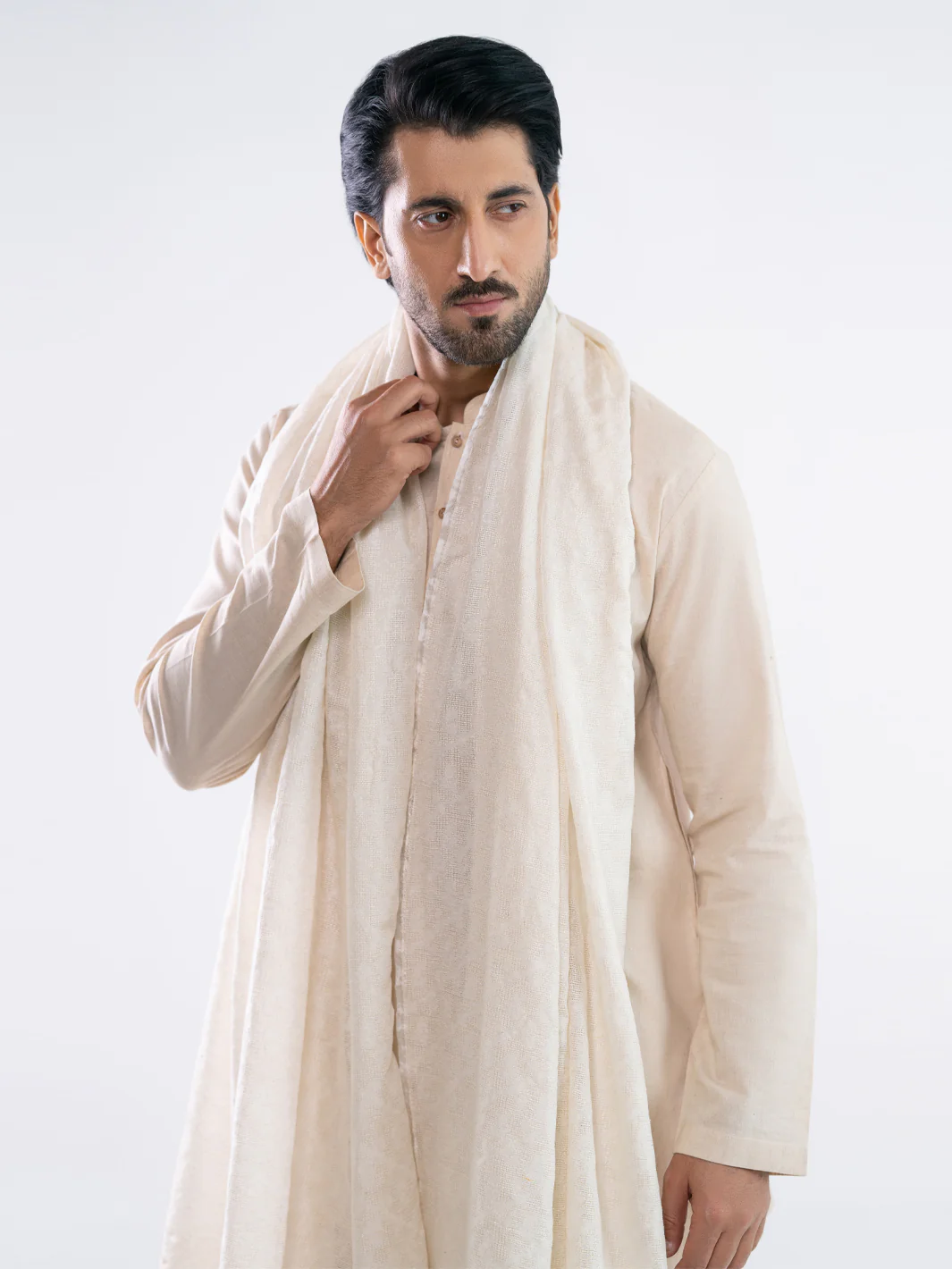 Off White Stole - AL-MST-068 - Image 2