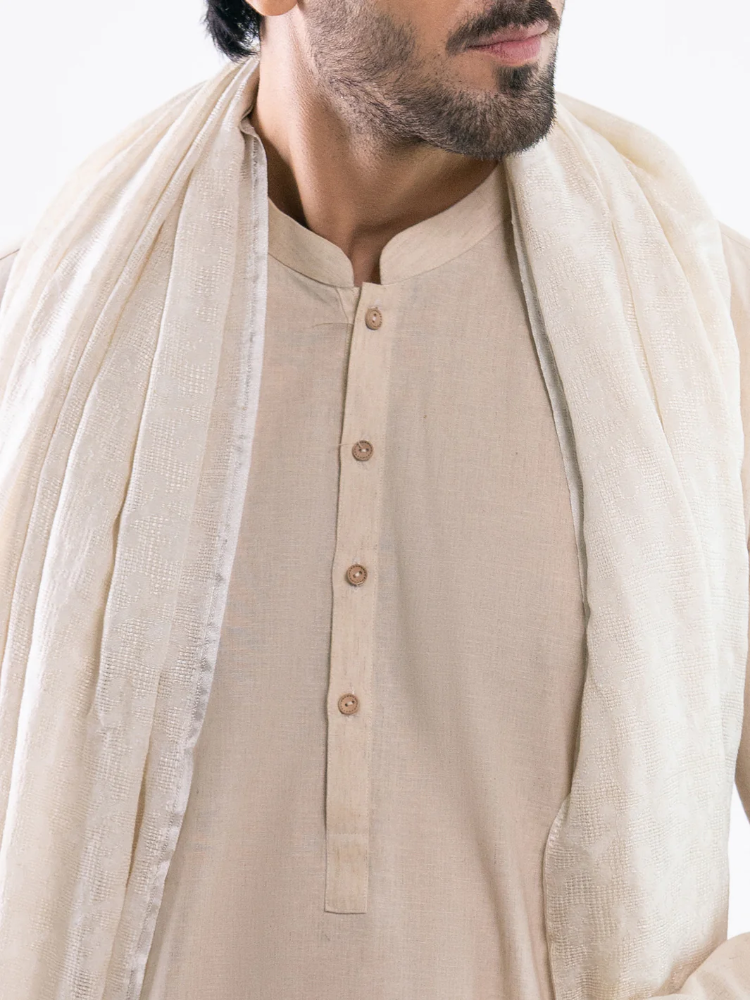 Off White Stole - AL-MST-068 - Image 3