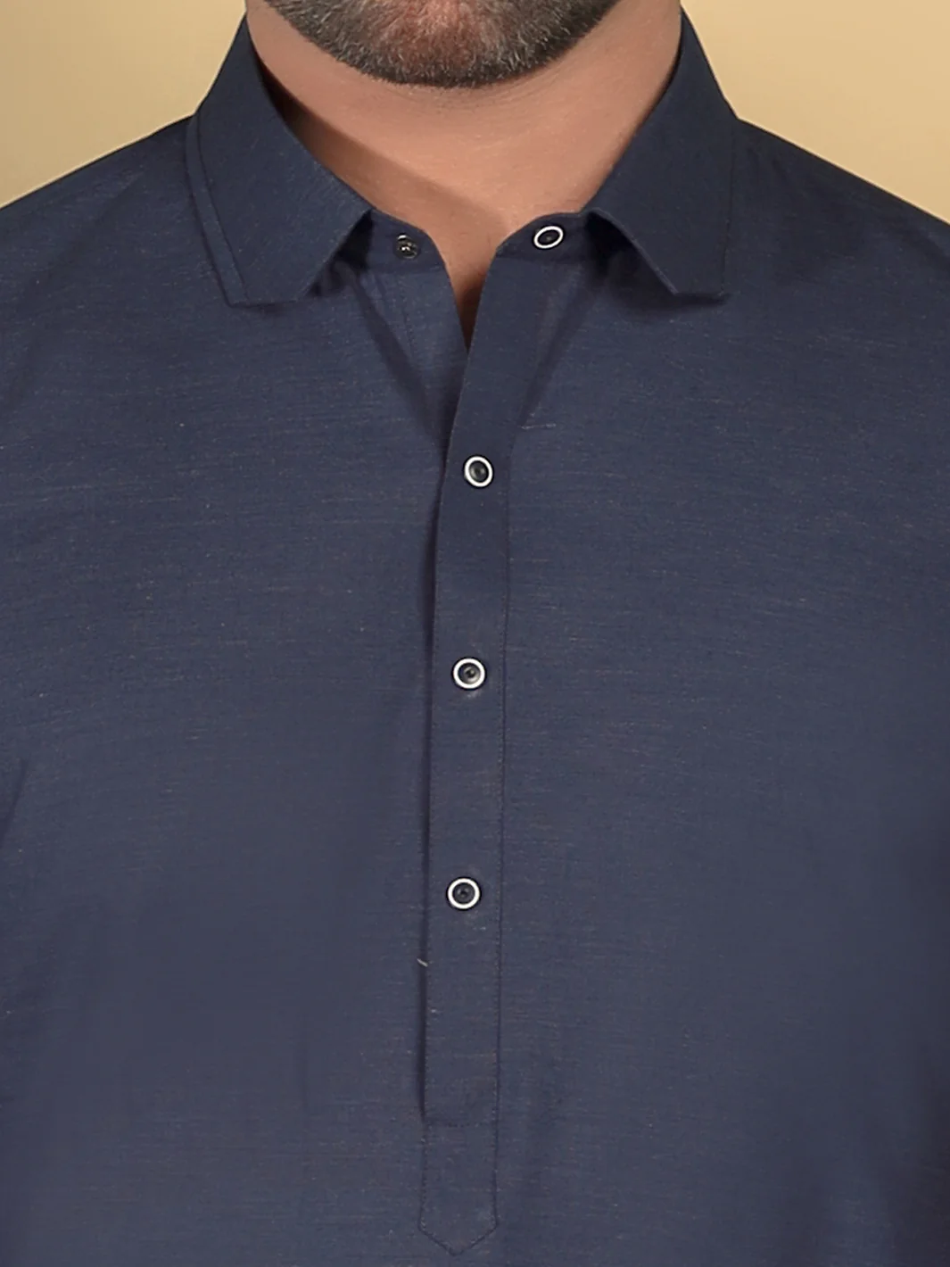 Blue Blended Men Unstitched Fabric - AL-Nizam-22 - Image 3