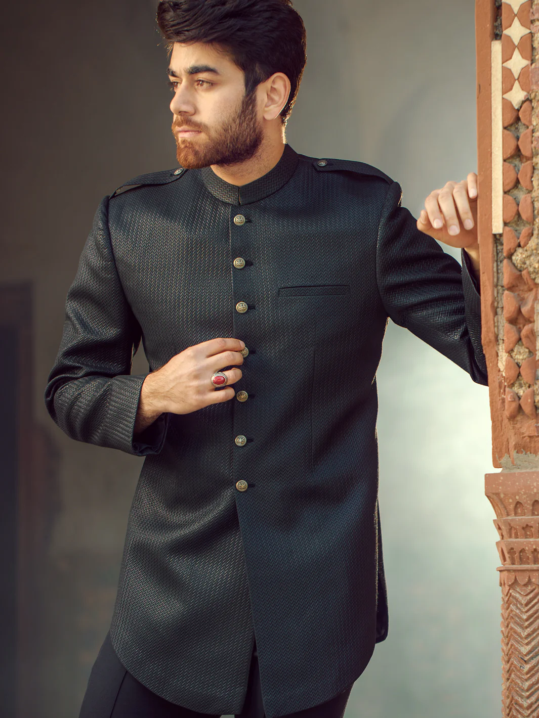 Black Prince Coat - AL-PCS-009 - Image 2