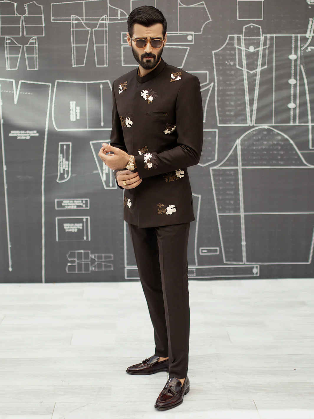 Brown Prince Coat - AL-PCS-033