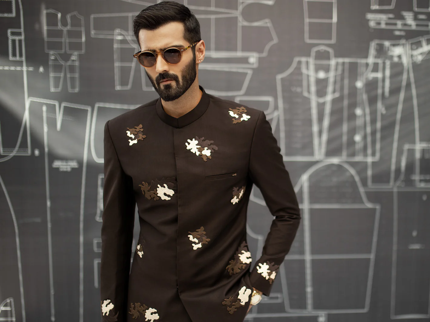 Brown Prince Coat - AL-PCS-033 - Image 2