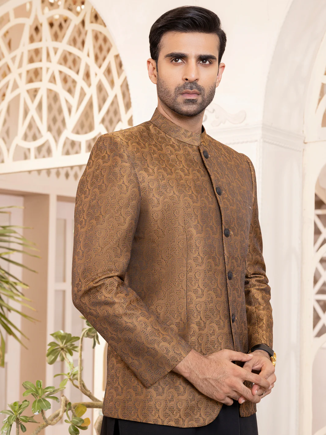 Brown Prince Coat - AL-PCS-039 - Image 3