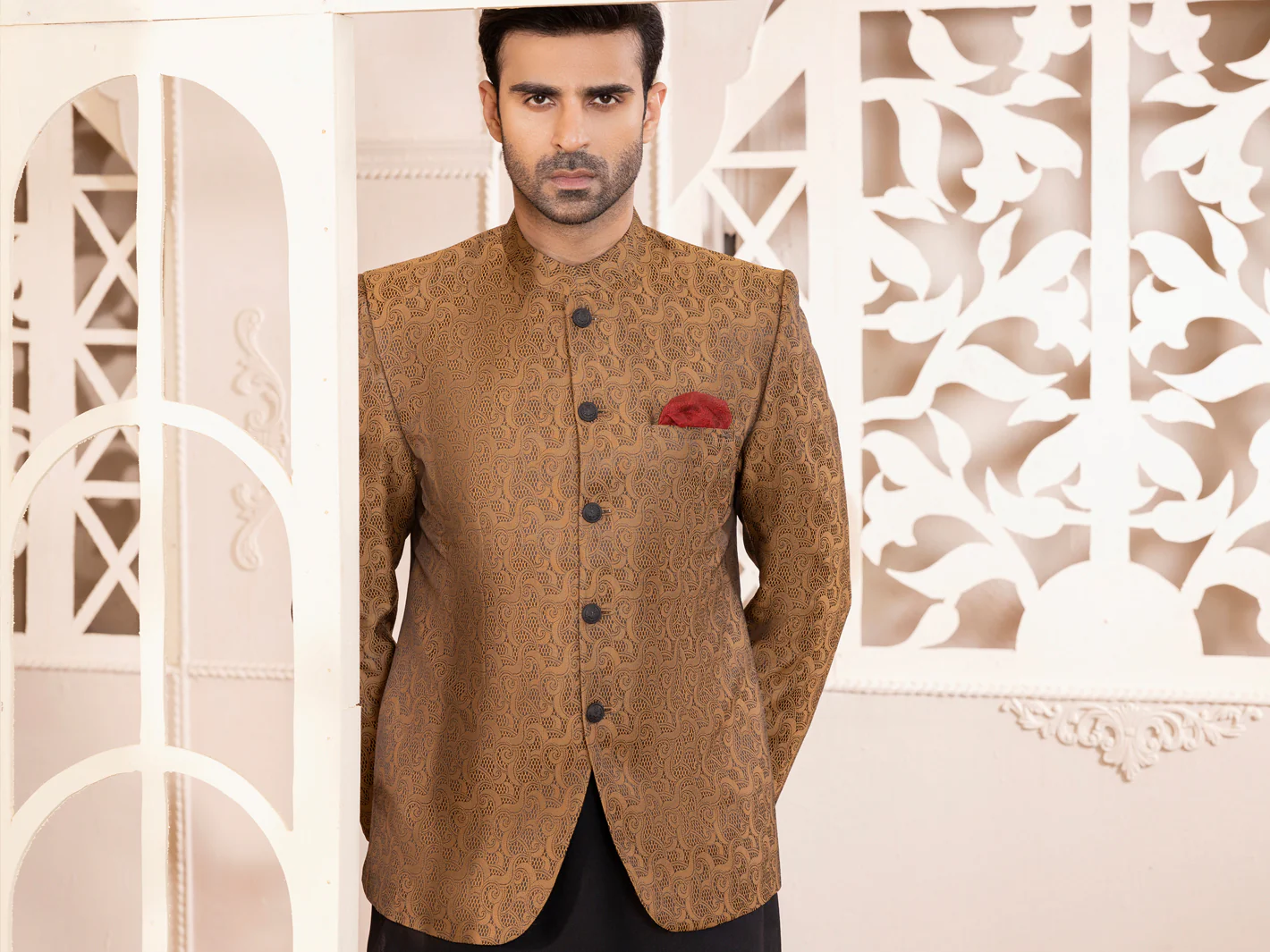 Brown Prince Coat - AL-PCS-039 - Image 5