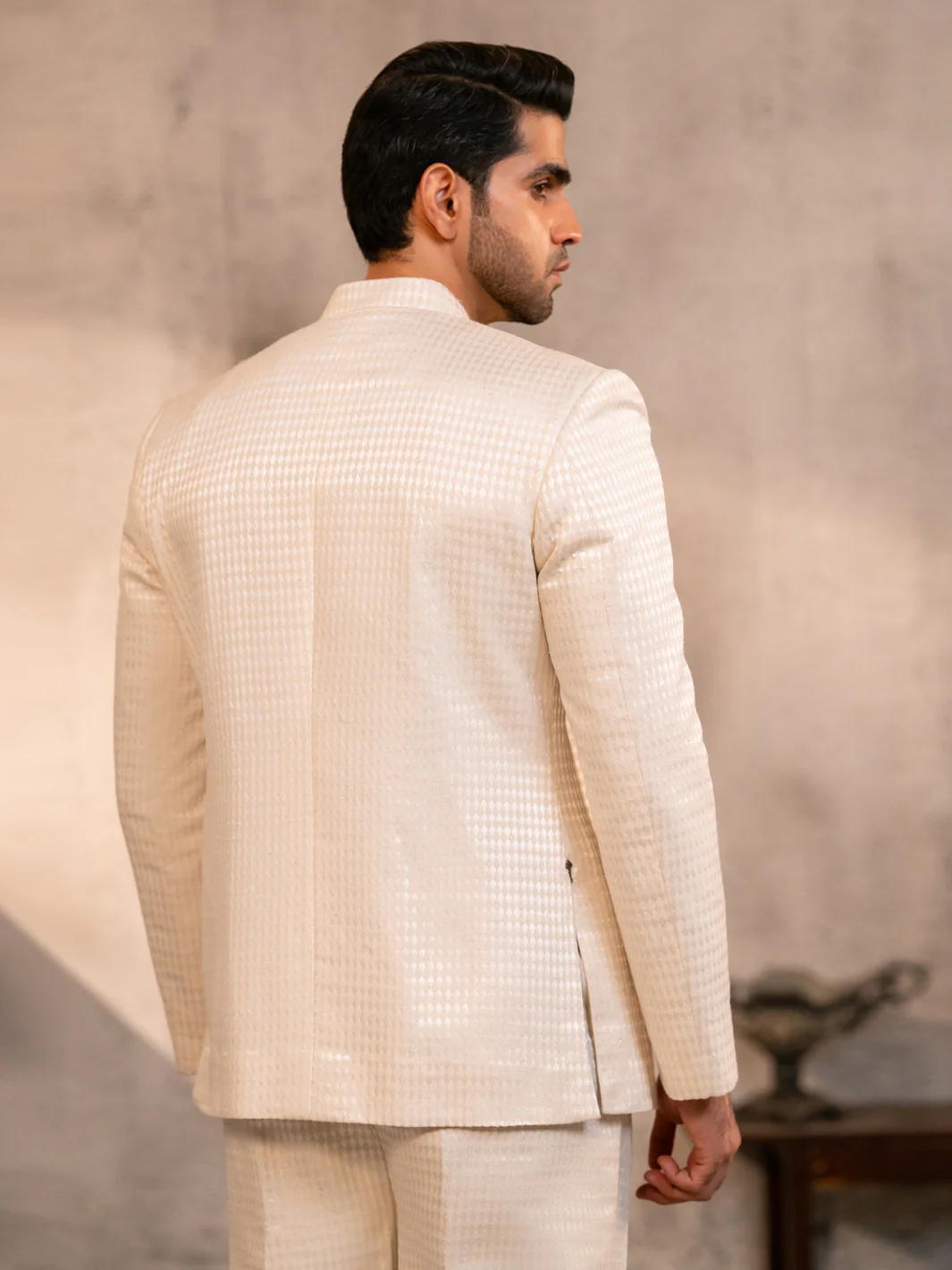 Off White Prince Coat - AL-PCS-069 - Image 6