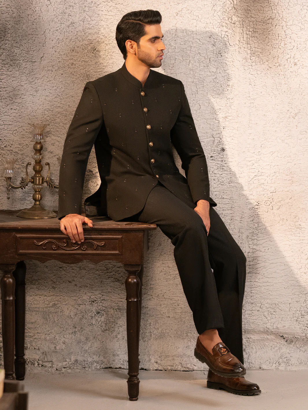 Black Prince Coat - AL-PCS-070 - Image 4