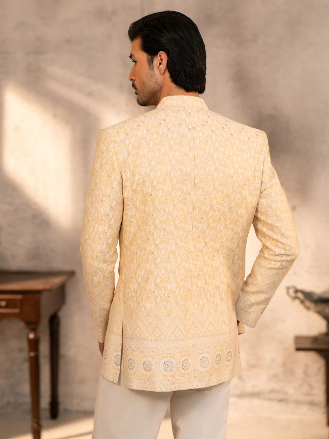 Yellow Prince Coat - AL-PCS-075C - Image 4