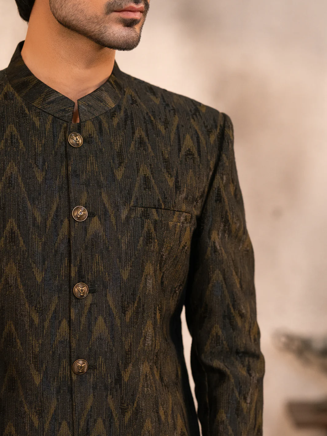 Green Prince Coat - AL-PCS-077 - Image 4