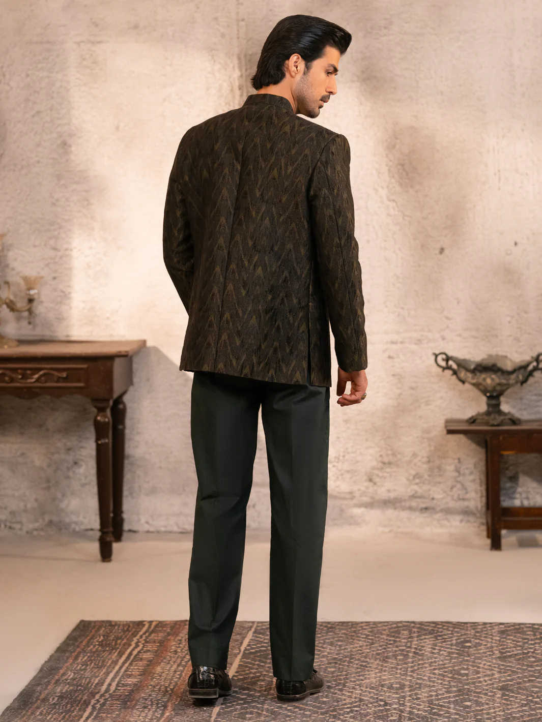 Green Prince Coat - AL-PCS-077 - Image 5