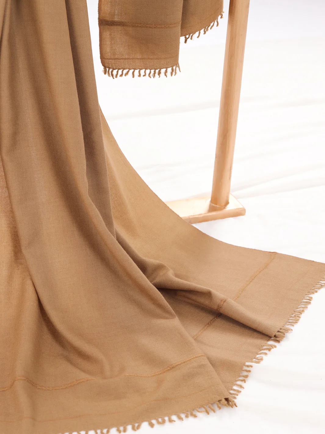 Brown Woolen Shawl For Men - AL-SH-017 - Image 3
