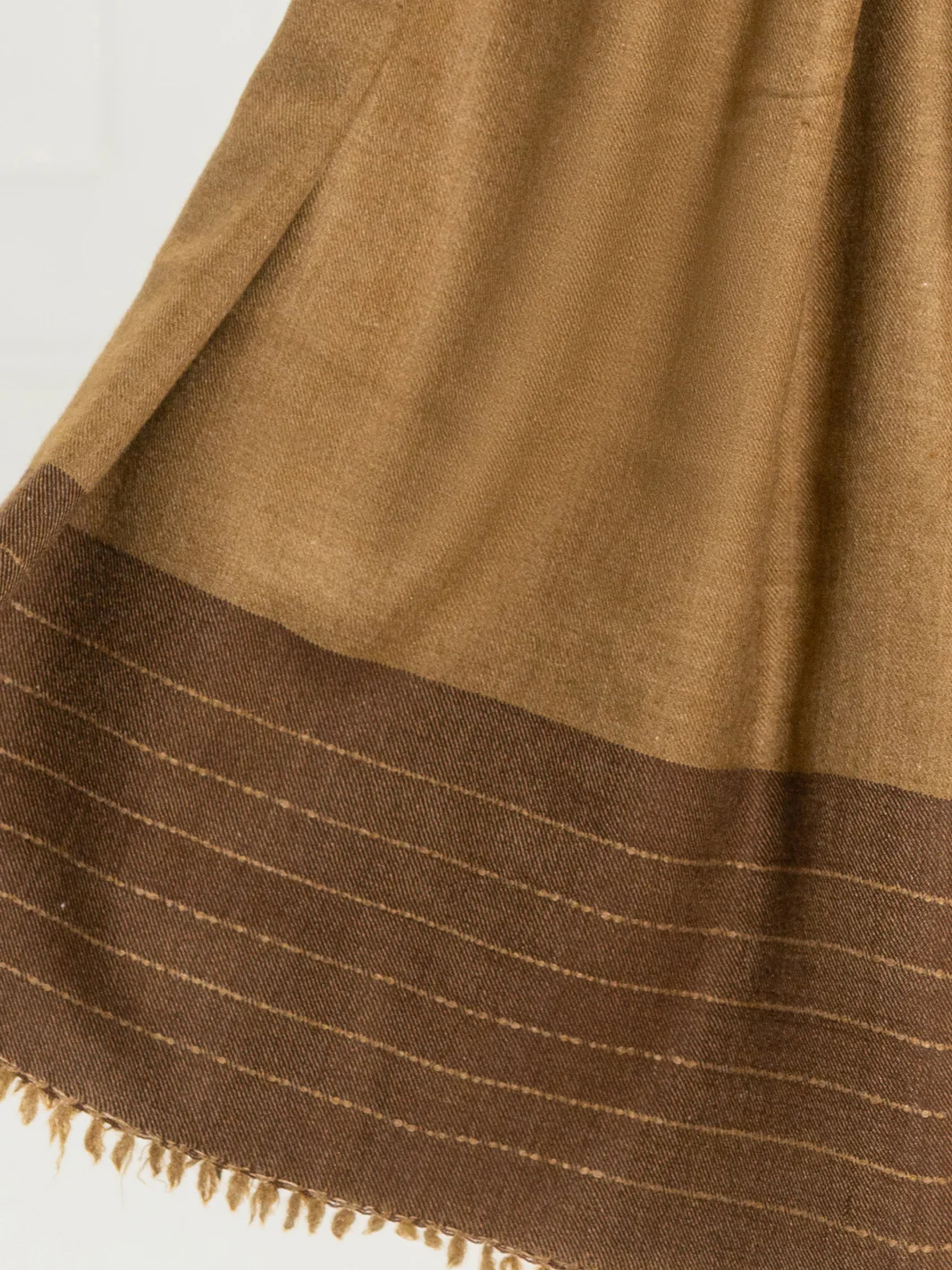 Brown Casual Shawl - AL-SH-035 - Image 3