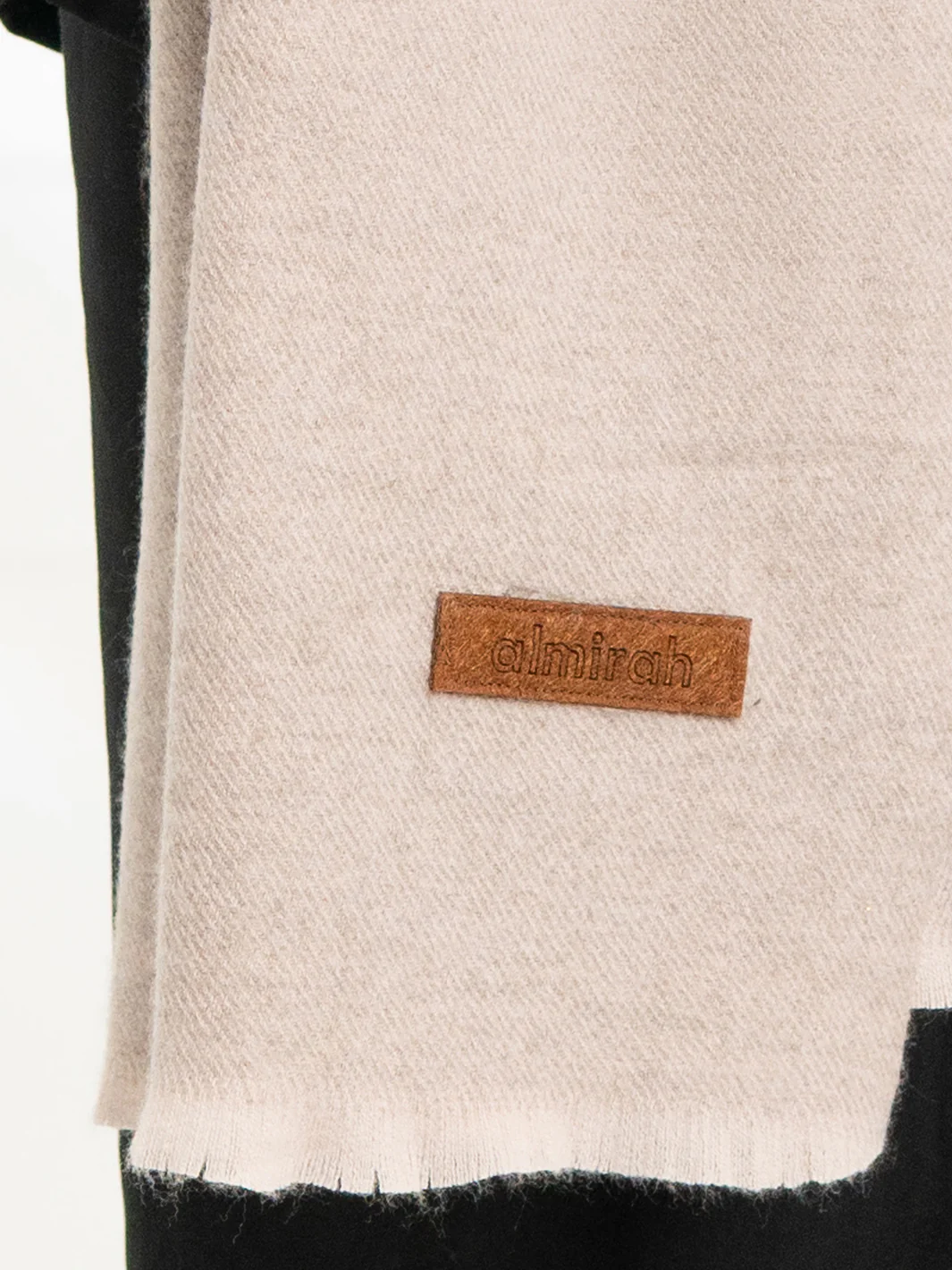Khaki Casual Shawl - AL-SH-041 - Image 3