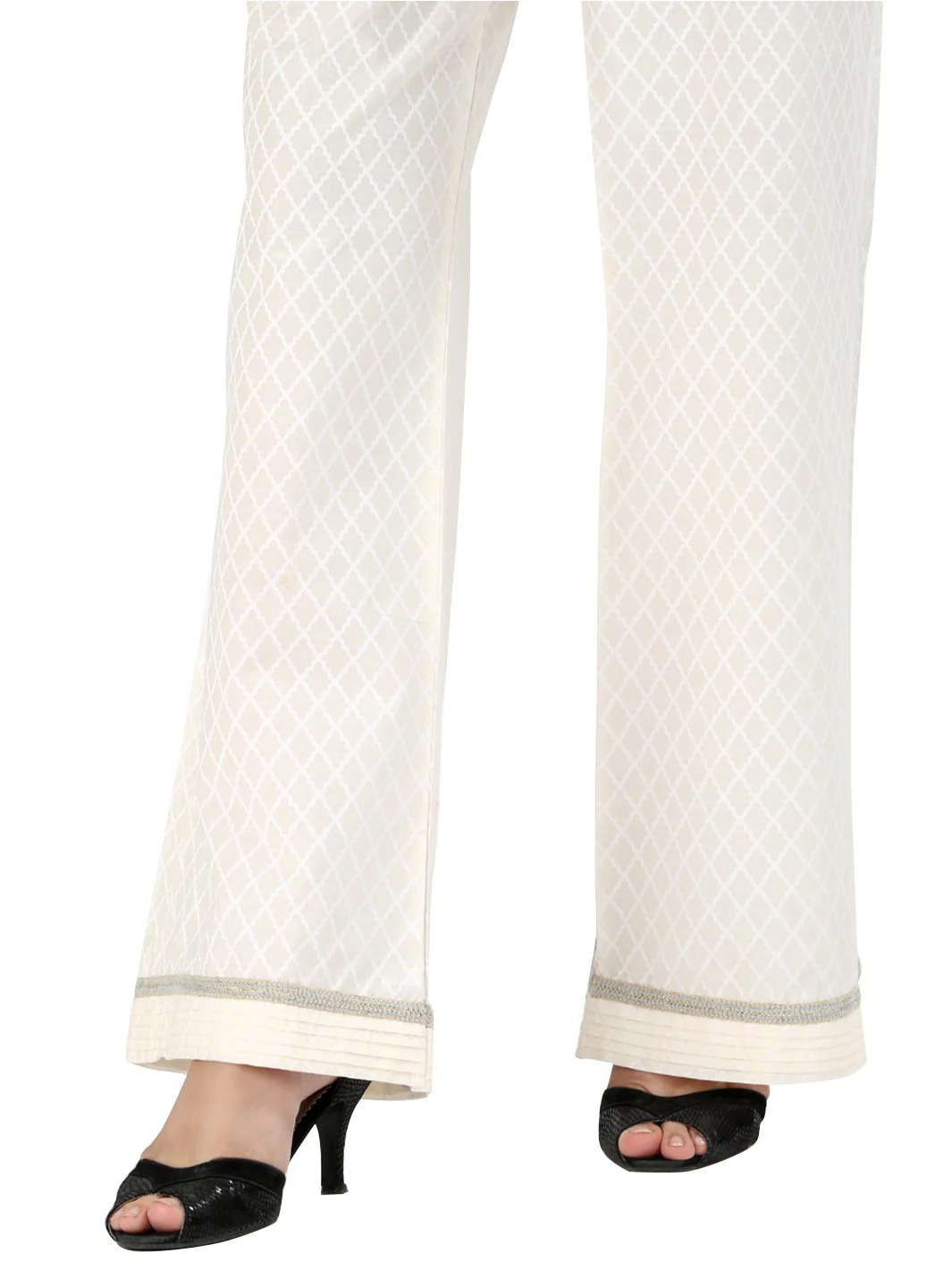 Off White Women Trouser - AL-T-391 - Image 2
