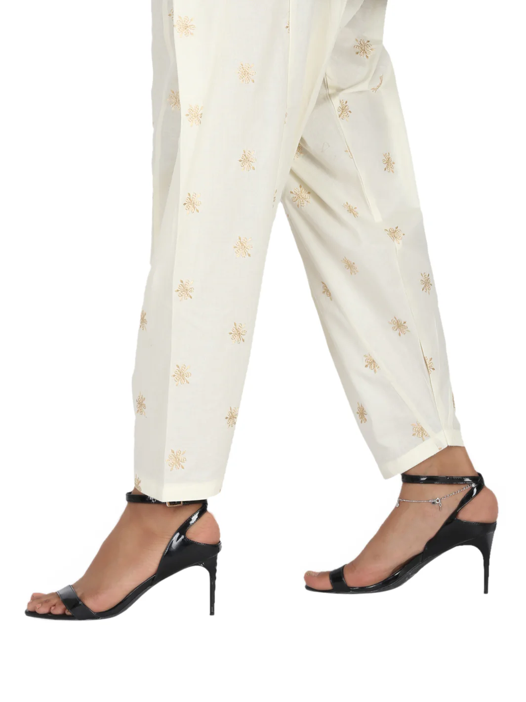 Off White Lawn Trouser - AL-T-449