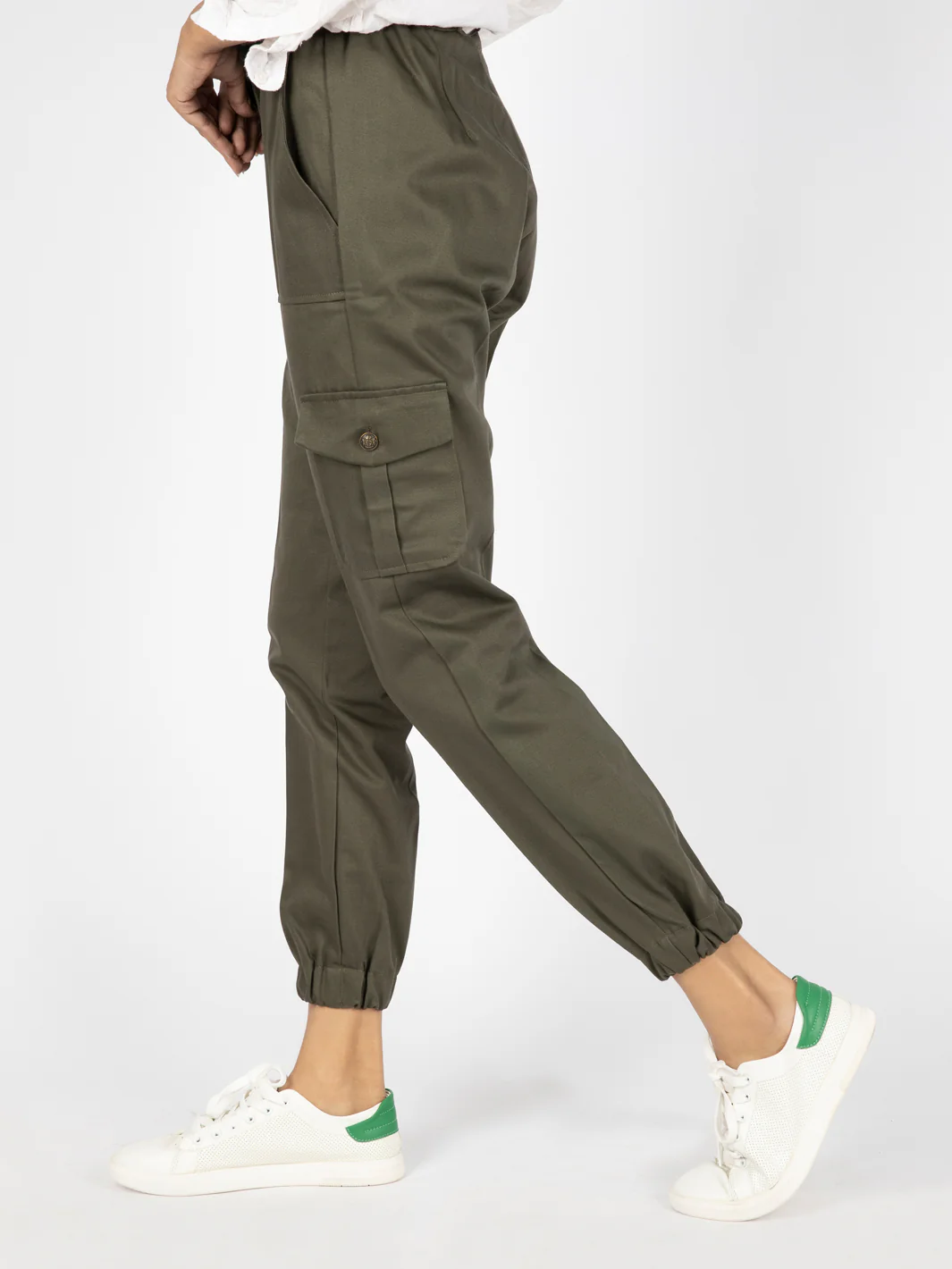Green Women Trouser - AL-T-523 - Image 2