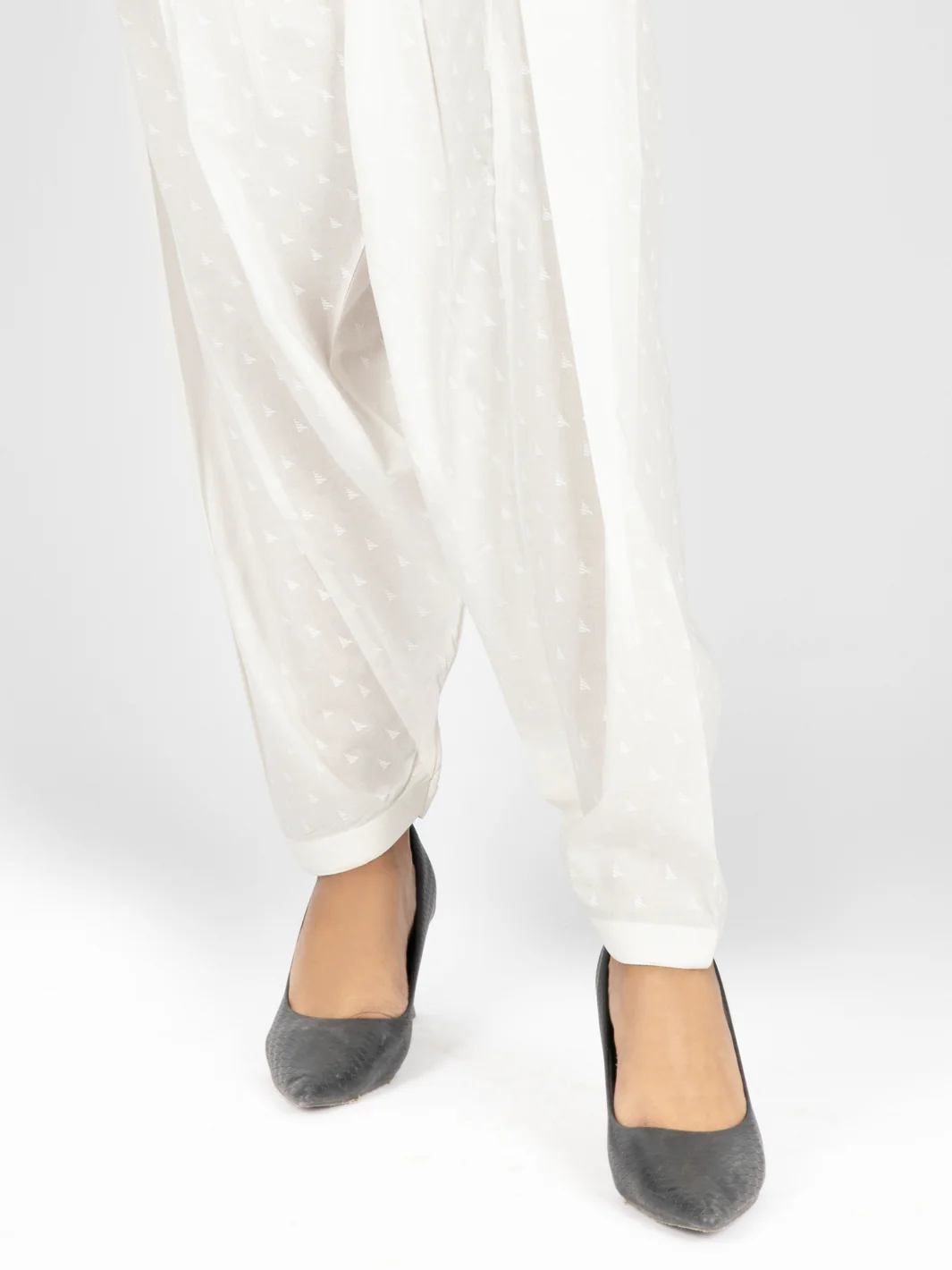 White Women Trouser - AL-T-535 - Image 2