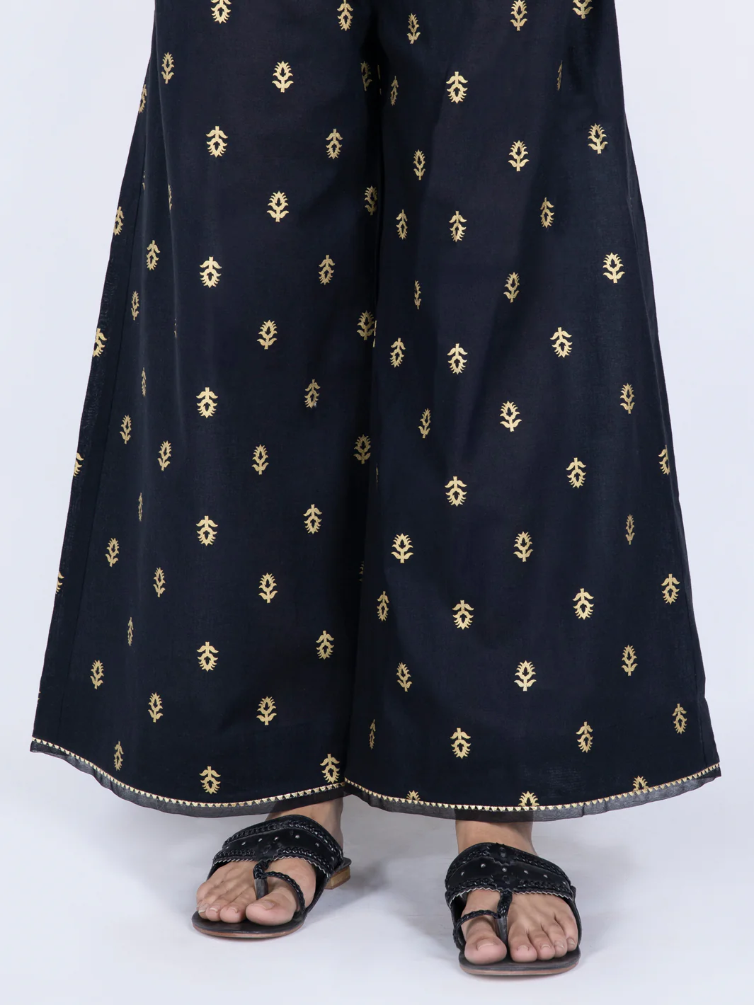 Black Cambric Trousers - AL-T-625 - Image 2