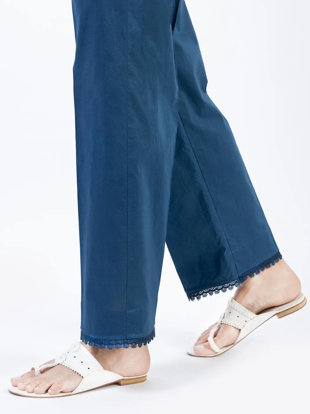 Teal Cambric Trousers - AL-T-663 - Image 2