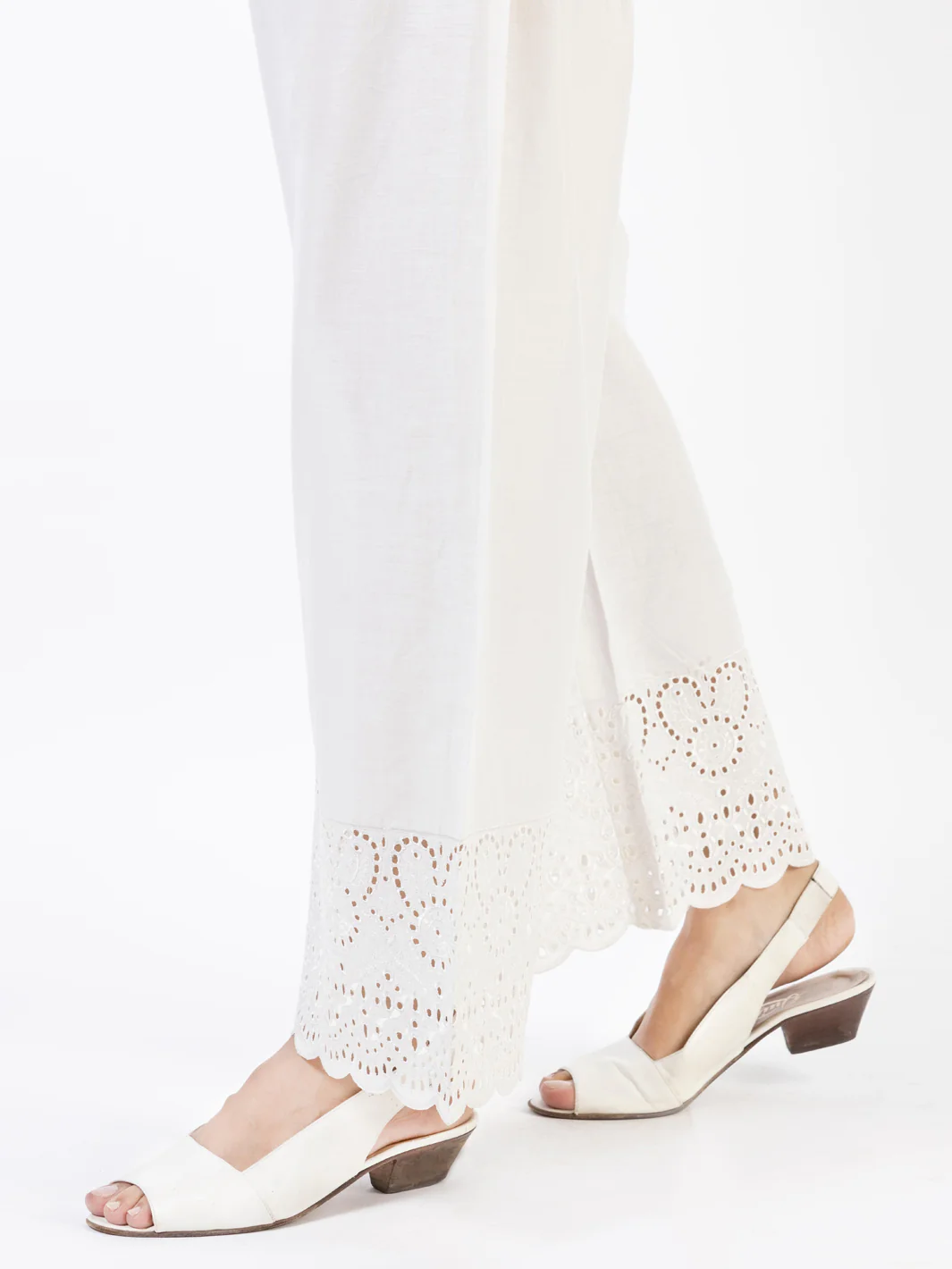White Dyed Trousers - AL-T-667