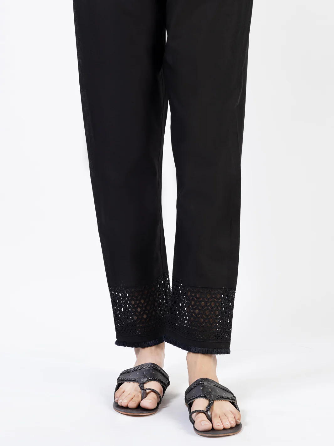 Black Lawn Trousers - AL-T-668 - Image 2