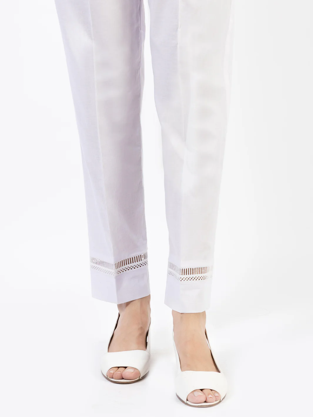 Light Purple Lawn Trousers - AL-T-678
