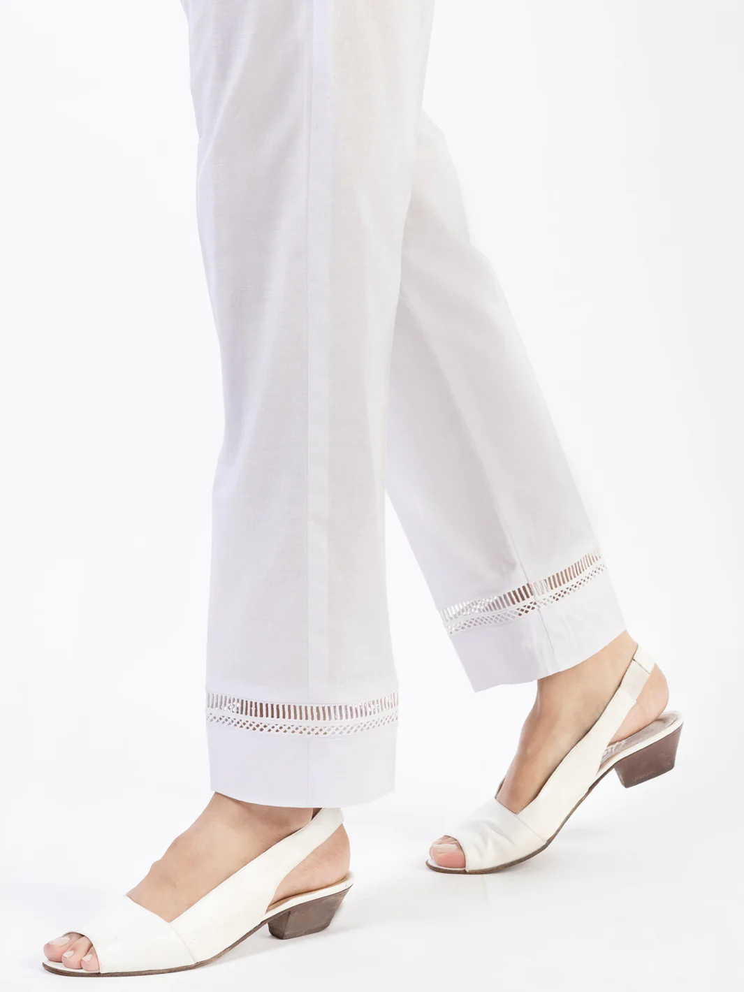 Light Purple Lawn Trousers - AL-T-678 - Image 2