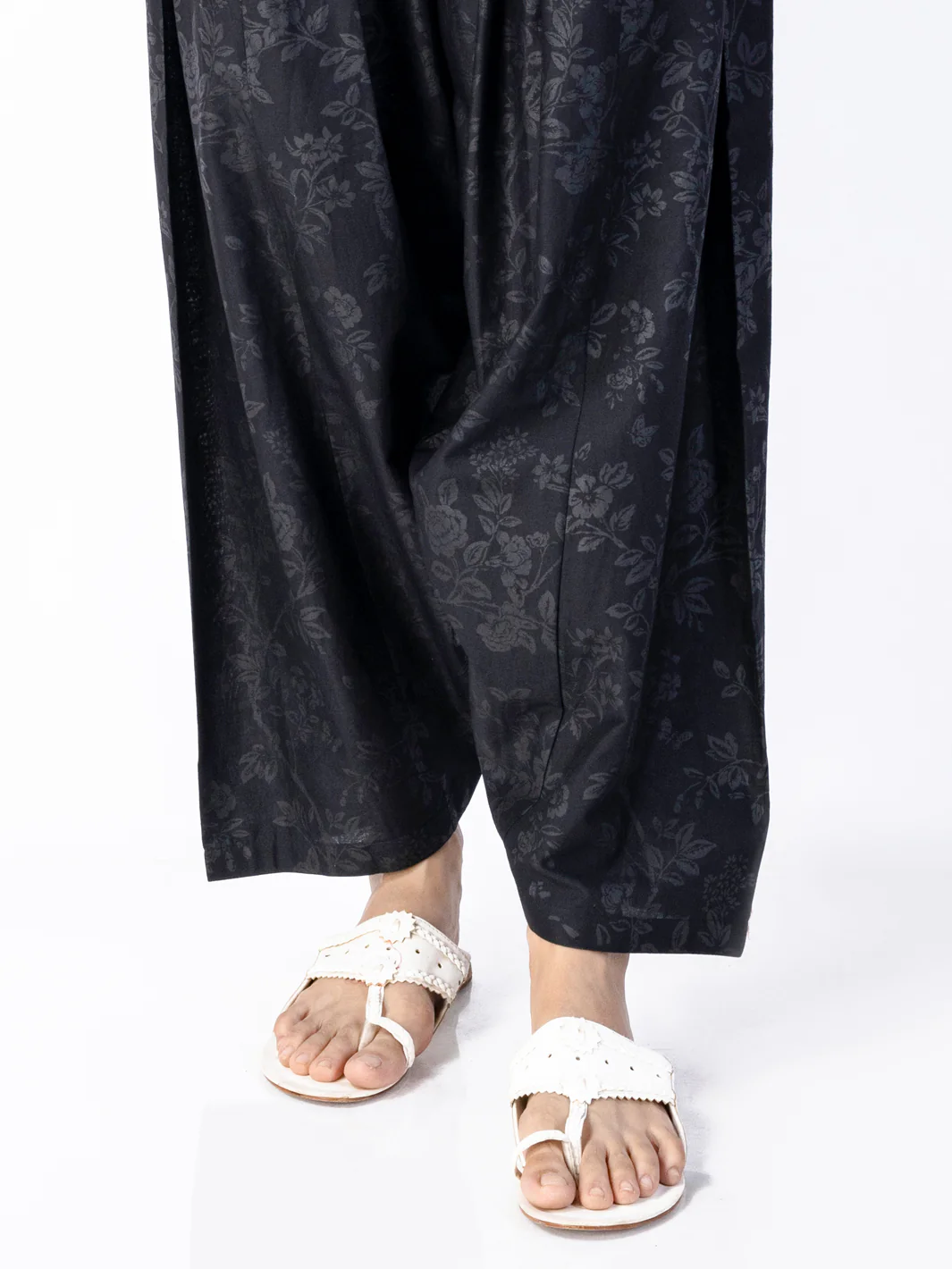 Black Cambric Trousers - AL-T-690 - Image 2