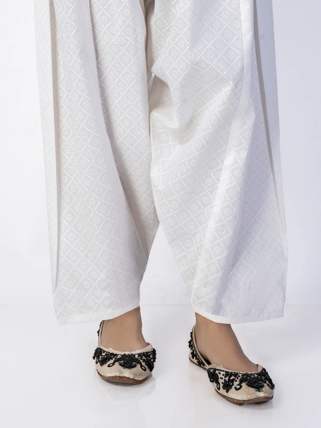 White Cambric Trousers - AL-T-691 - Image 2