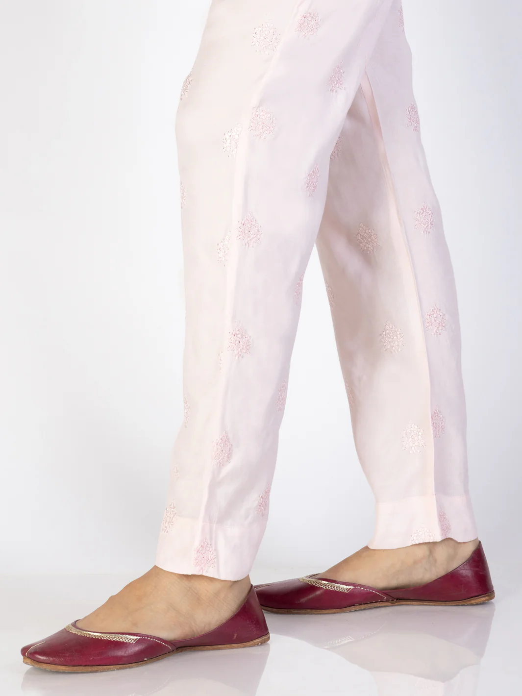 Light Pink Viscose Trousers - AL-T-701 - Image 2