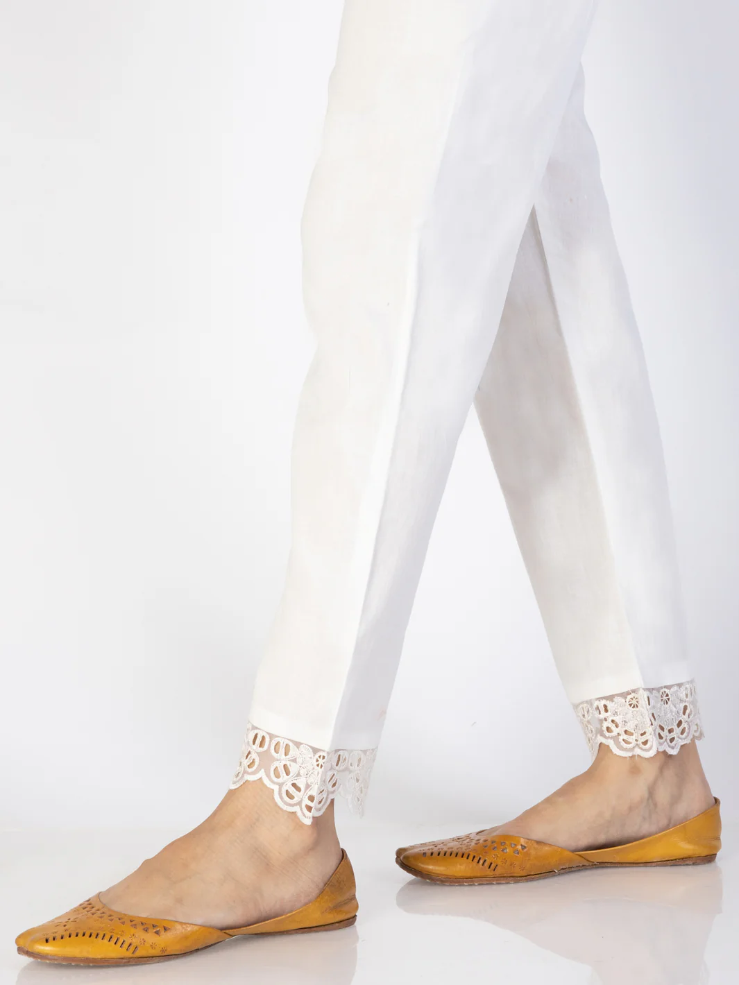 White Dyed Trousers - AL-T-703 - Image 2