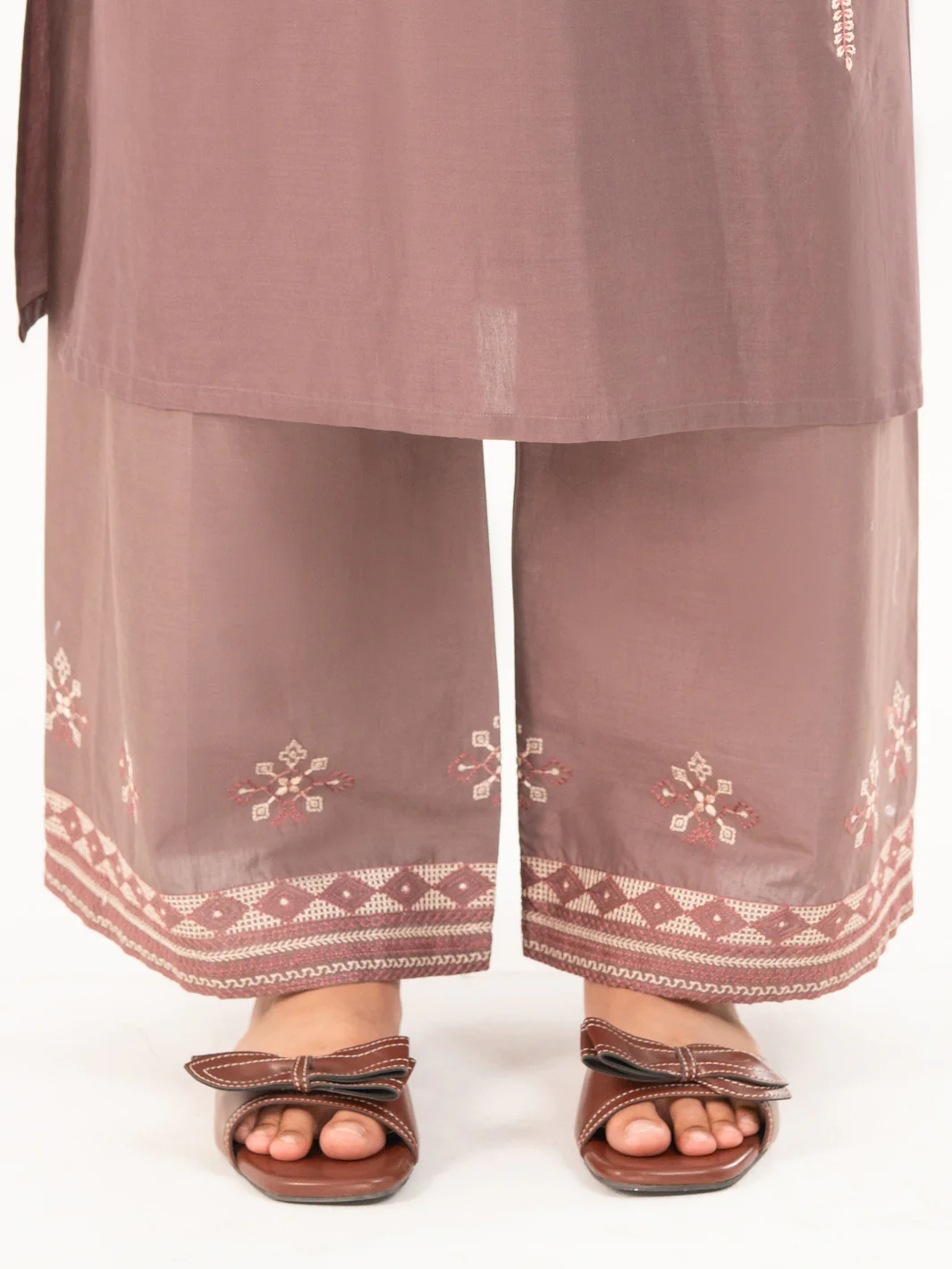 Brown Cambric Trousers - AL-T-772 - Image 2