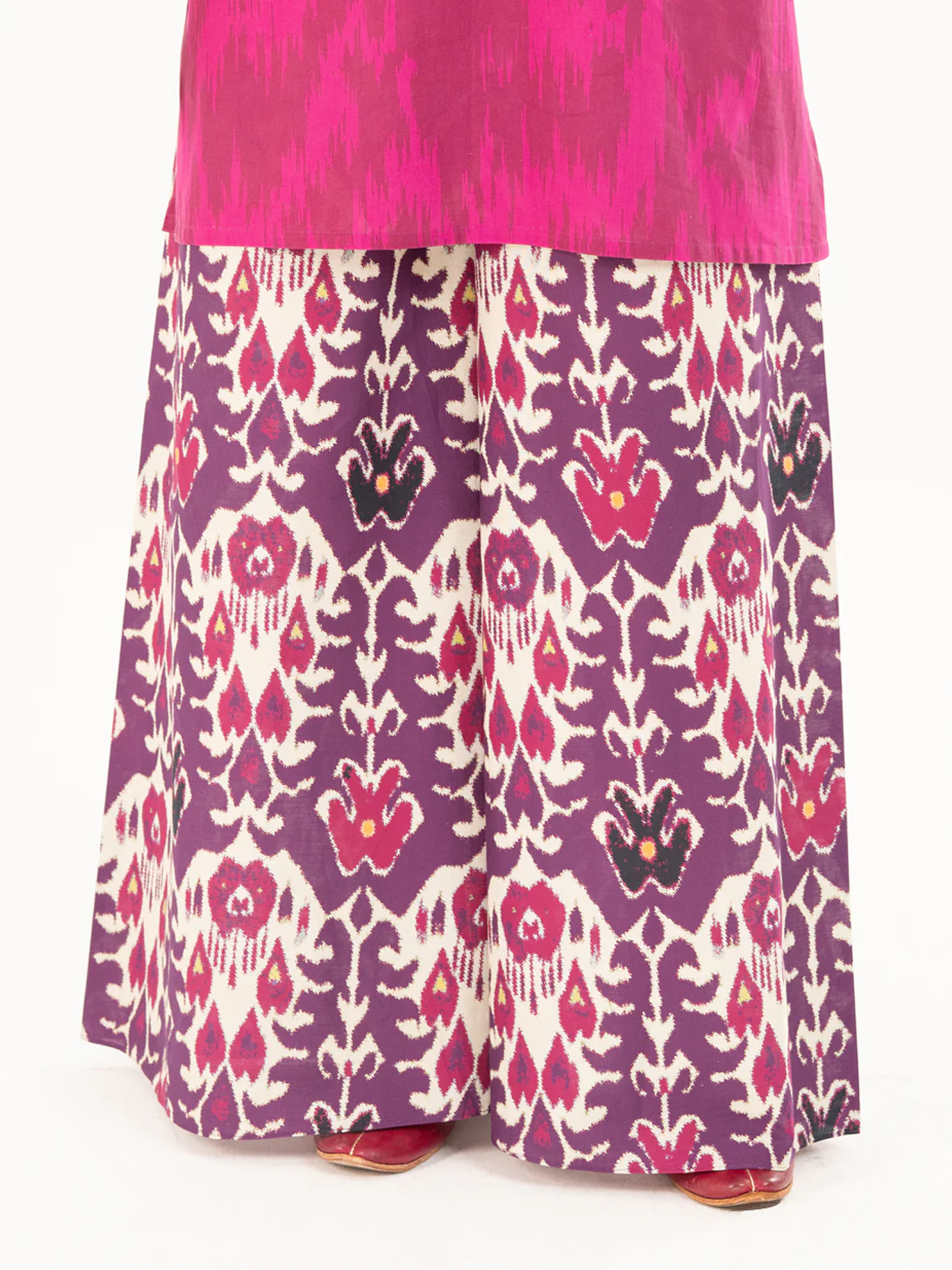 Purple Cambric Trousers - AL-T-SP-765